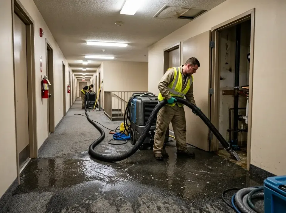 multi-unit-apartment-hallway-f-005 — frequently asked questions, Emergency Burst Pipe Water Extraction & Removal in Orwigsbu…